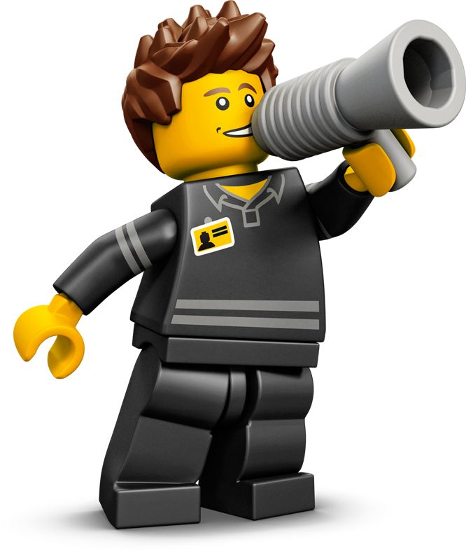 Minifigure With Megaphone