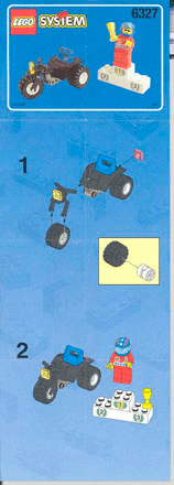 Preview for alternative construction for LEGO® Set 6327-1 - Number 3 BUILD.INS.6327 MC/ROSTRUM 3/3