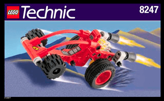 Preview for alternative construction for LEGO® Set 8247-1 - Number 1 BUILD INST.  FOR 8247