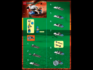 Preview for alternative construction for LEGO® Set 7310-1 - Number 1 BUILD INST. 7310