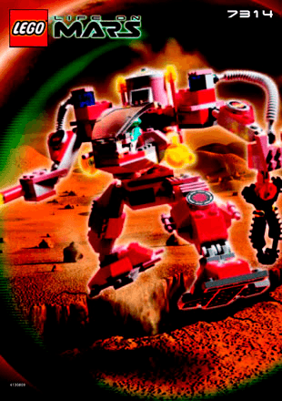 Preview for alternative construction for LEGO® Set 7314-1 - Number 1 BUILD INST. 7314