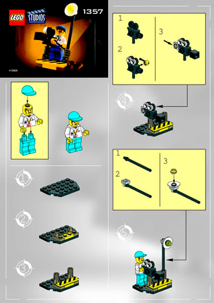 Preview for alternative construction for LEGO® Set 1357-1 - Number 1 BI 1357