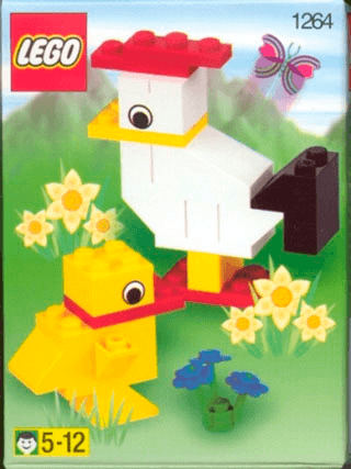 Preview for alternative construction for LEGO® Set 1264-1 - Number 1 BUILD. INST. FOR 1264 IN