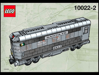 Preview for alternative construction for LEGO® Set 10022-1 - Number 3 BUILDING INSTR. 10022-2