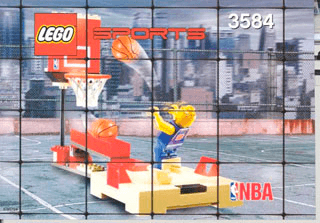 Preview for alternative construction for LEGO® Set 3584-1 - Number 1 BI 3584 NA