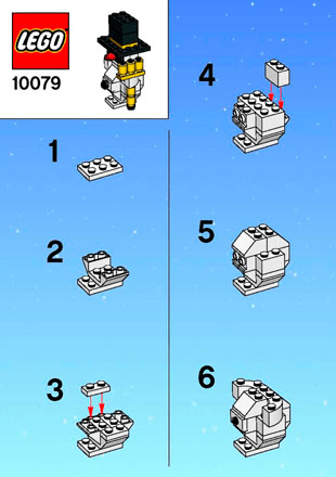 Preview for alternative construction for LEGO® Set 10079-1 - Number 1 BI 10079