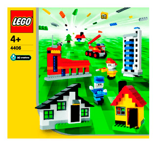 Preview for alternative construction for LEGO® Set 4406-1 - Number 1 BUILDINGINSTRUCTION 4406 IN
