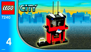 Preview for alternative construction for LEGO® Set 7240-1 - Number 4 BUILDINGINSTR. 7240/4