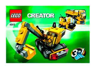 Preview for alternative construction for LEGO® Set 4915-1 - Number 1 BUILD. IN. 3001 ART. 4915 1/1