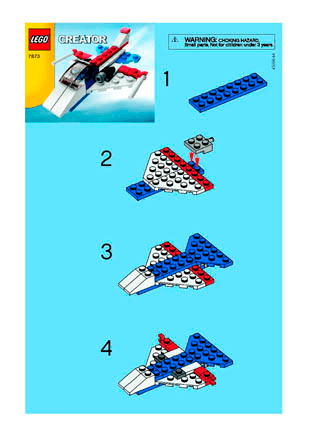 Preview for alternative construction for LEGO® Set 66208-1 - Number 5 BUILD. INSTR.  2001 7873 1/1