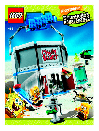 Preview for alternative construction for LEGO® Set 4981-1 - Number 1 BI  4981