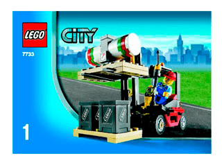 Preview for alternative construction for LEGO® Set 7733-1 - Number 1 BUILD INSTR 3001, 7733 1/2