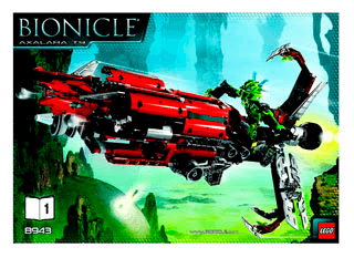 Preview for alternative construction for LEGO® Set 8943-1 - Number 1 BUILDING INSTR 8943 1/3 3008