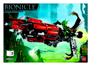 Preview for alternative construction for LEGO® Set 8943-1 - Number 3 BUILDING INSTR 8943 3/3 3008