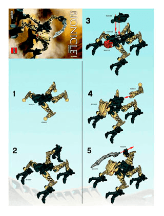 Preview for alternative construction for LEGO® Set 8977-1 - Number 1 BI 2002 - 8977