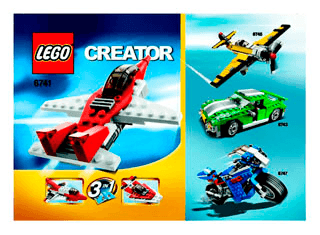 Preview for alternative construction for LEGO® Set 6741-1 - Number 1 BI 3001/24 - 6741