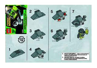 Preview for alternative construction for LEGO® Set 8908-1 - Number 2 BI 2001/ 2 - 8908 V 39