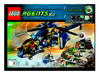 Preview for alternative construction for LEGO® Set 8971-1 - Number 2 BI 3006/72+4 - 8971-2/2