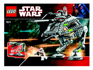 Preview for alternative construction for LEGO® Set 7671-1 - Number 1 BI 3006/72+4 - 7671