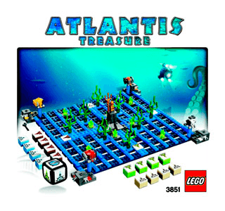 Preview for alternative construction for LEGO® Set 3851-1 - Number 1 BI 3005/32 - 3851 IN