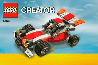 Preview for alternative construction for LEGO® Set 5763-1 - Number 3 BI 3002/40 - 5763 V 29/39 1/2