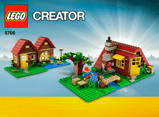 Preview for alternative construction for LEGO® Set 5766-1 - Number 4 BI 3006/80+4 - 5766 V29/39 2/2