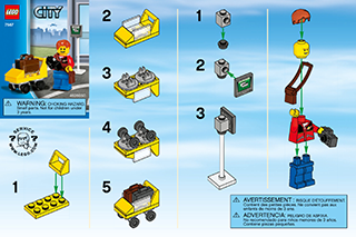 Preview for alternative construction for LEGO® Set 7567-1 - Number 2 BI 2001/ 2 - 7567 V. 39