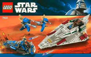 Preview for alternative construction for LEGO® Set 7868-1 - Number 1 BI 3004/80+4 7868 V 29