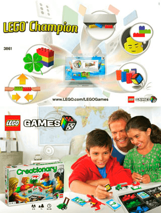 Preview for alternative construction for LEGO® Set 3861-1 - Number 1 BI 2005/ 2 -3861 IN