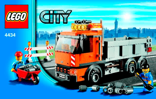 Preview for alternative construction for LEGO® Set 4434-1 - Number 1 BI 3004/60+4*- 4434 V. 29