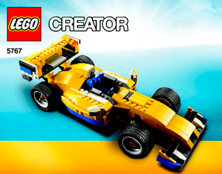 Preview for alternative construction for LEGO® Set 5767-1 - Number 3 BI 3016/68+4*-  5767 V110/140 2/3