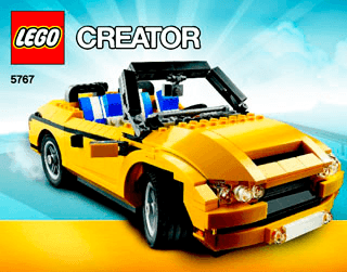 Preview for alternative construction for LEGO® Set 5767-1 - Number 4 BI 3016 80+4*- 5767 V110/140 1/3