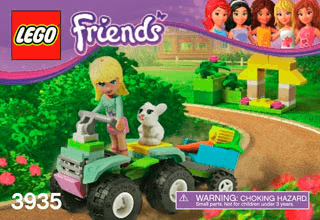 Preview for alternative construction for LEGO® Set 3935-1 - Number 2 BI 3001/24 - 3935 V39