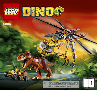 Preview for alternative construction for LEGO® Set 5886-1 - Number 2 BI 3005/52 - 5886 V39 1/2