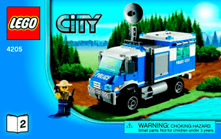 Preview for alternative construction for LEGO® Set 4205-1 - Number 6 BI 3004/80+4*- 4205 V39 2/3