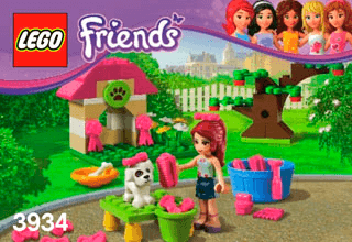 Preview for alternative construction for LEGO® Set 3934-1 - Number 1 BI 3001/28-65G-3934 V29