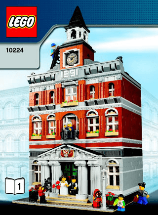 Preview for alternative construction for LEGO® Set 10224-1 - Number 1 BI 3006/72+4*-10224 V29/39 1/3