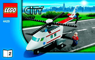 Preview for alternative construction for LEGO® Set 4429-1 - Number 3 BI 3004/52 - 4429 V29 2/3