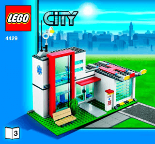 Preview for alternative construction for LEGO® Set 4429-1 - Number 5 BI 3005/76+4*- 4429 V29 3/3