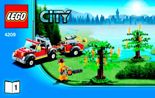 Preview for alternative construction for LEGO® Set 4209-1 - Number 1 BI 3004 60/ 4209 V29 1/2