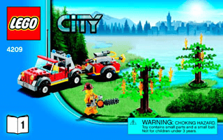 Preview for alternative construction for LEGO® Set 4209-1 - Number 3 BI 3004 60/-4209 V39 1/2