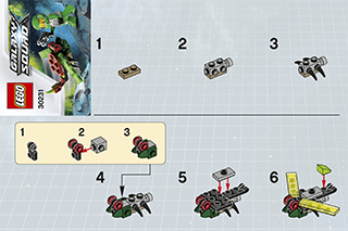 Preview for alternative construction for LEGO® Set 30231-1 - Number 2 BI 2001/ 2 - 30231 V39