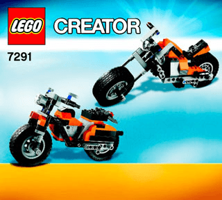 Preview for alternative construction for LEGO® Set 7291-1 - Number 3 BI 3017 / 72+4 - 65/115g, 7291 V29 2/2