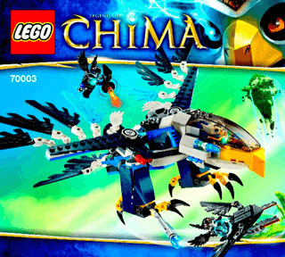 Preview for alternative construction for LEGO® Set 70003-1 - Number 1 BI 3017 / 80+4 - 65/115g 70003 v29