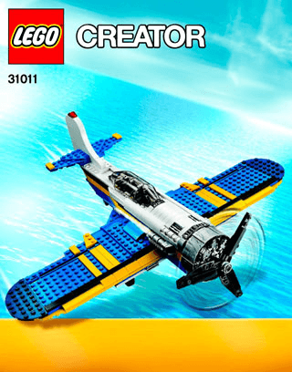 Preview for alternative construction for LEGO® Set 31011-1 - Number 2 BI 3016 80+4*-, 31011 1/3 V39