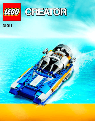 Preview for alternative construction for LEGO® Set 31011-1 - Number 6 BI 3016/56, 31011 3/3 V39