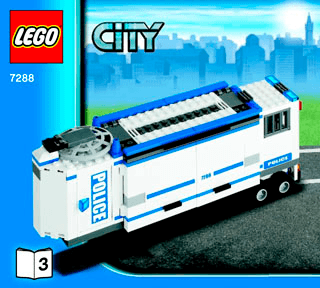 Preview for alternative construction for LEGO® Set 7288-1 - Number 5 BI 3017 / 60 - 65g, 7288 V29 3/3