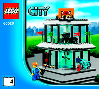 Preview for alternative construction for LEGO® Set 60026-1 - Number 6 BI 3017 / 68+4 - 65/115g, 60026 V39 4/5