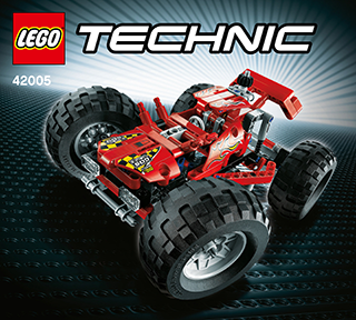 Preview for alternative construction for LEGO® Set 42005-1 - Number 3 BI 3017 / 64+4 - 65/115g-42005 2/2 v29