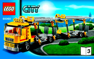 Preview for alternative construction for LEGO® Set 60060-1 - Number 3 BI 3004/56 -60060 V29 3/3